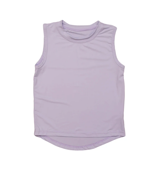 Belle Cher High Low Tank - Lavender