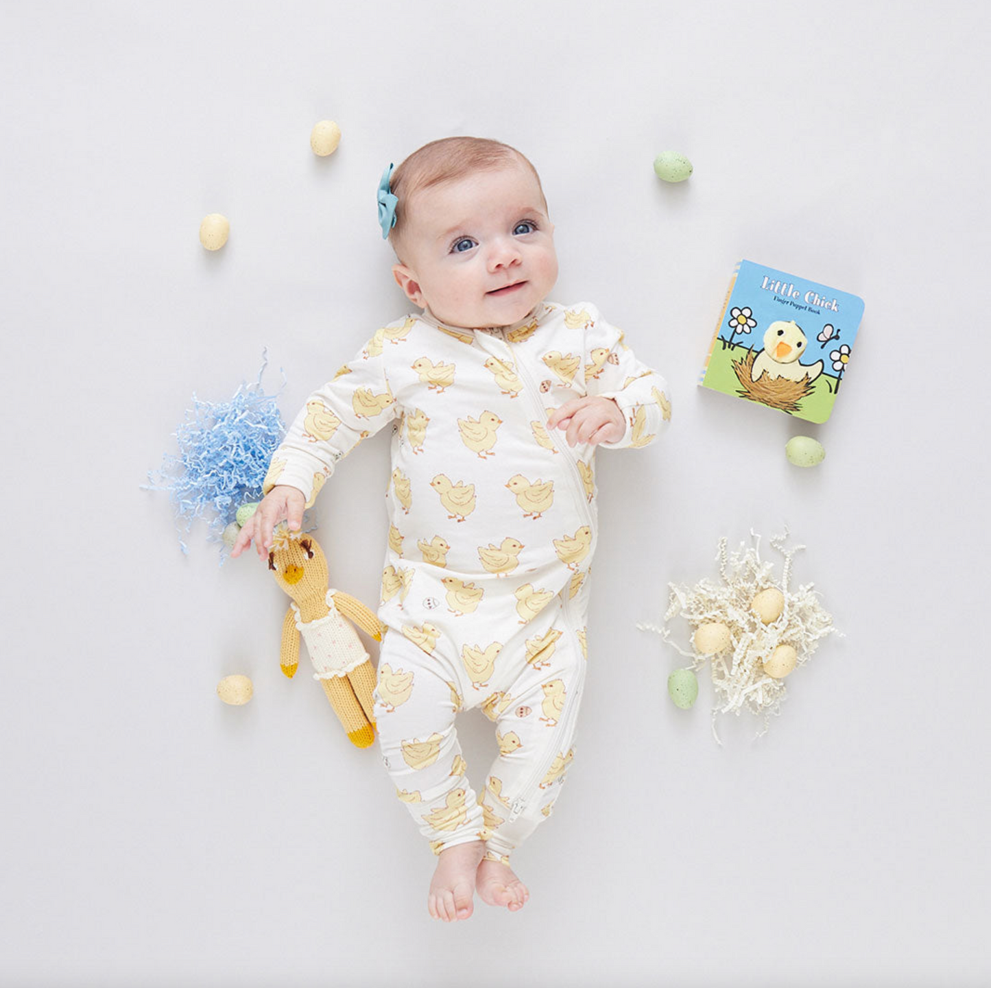 Baby Bamboo Romper - Chicks