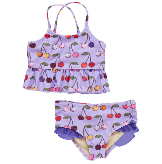 Joy Tankini - Lavender Cherry