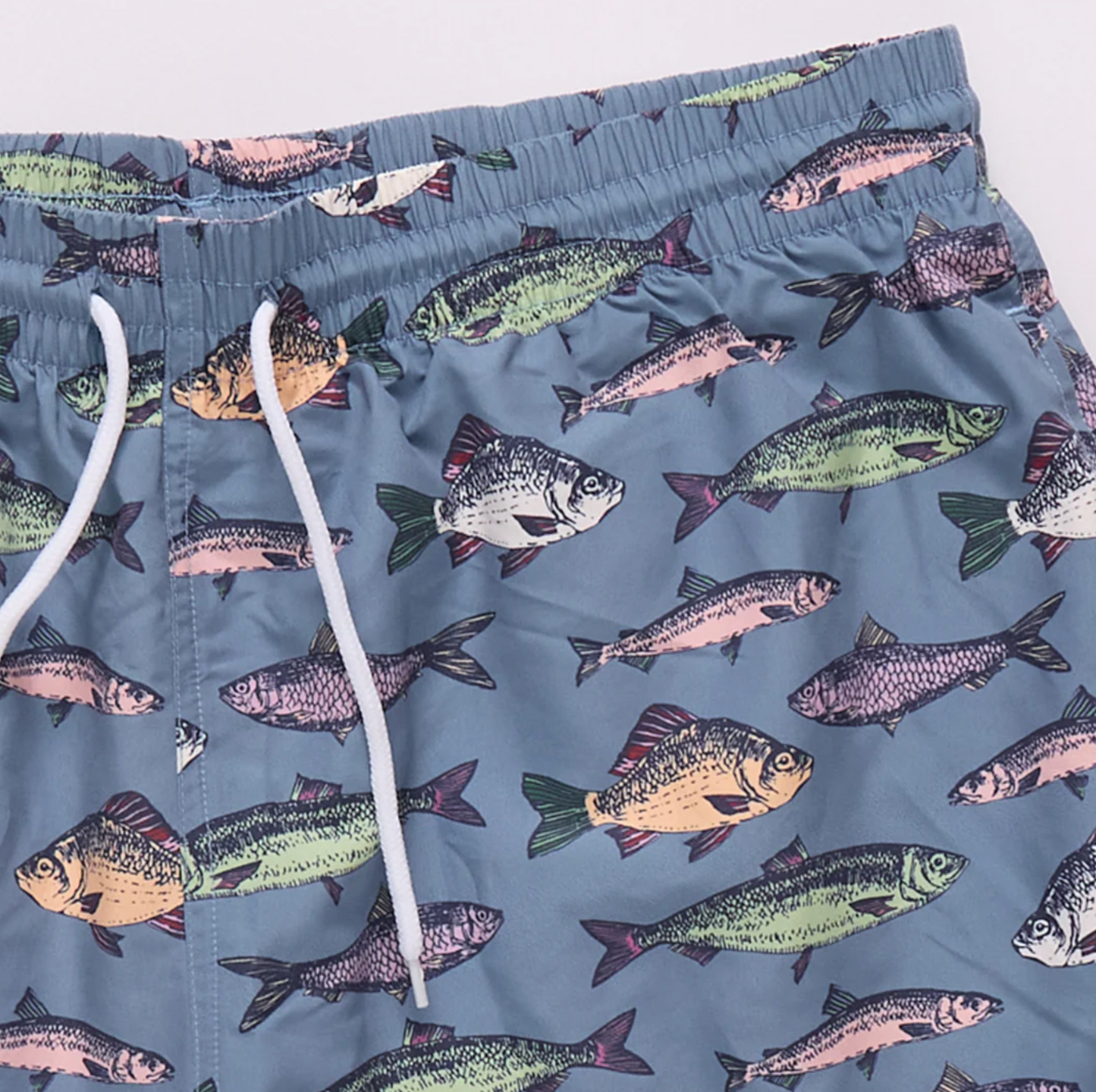 Mens Swim Trunk - Bluestone Multi Fishies