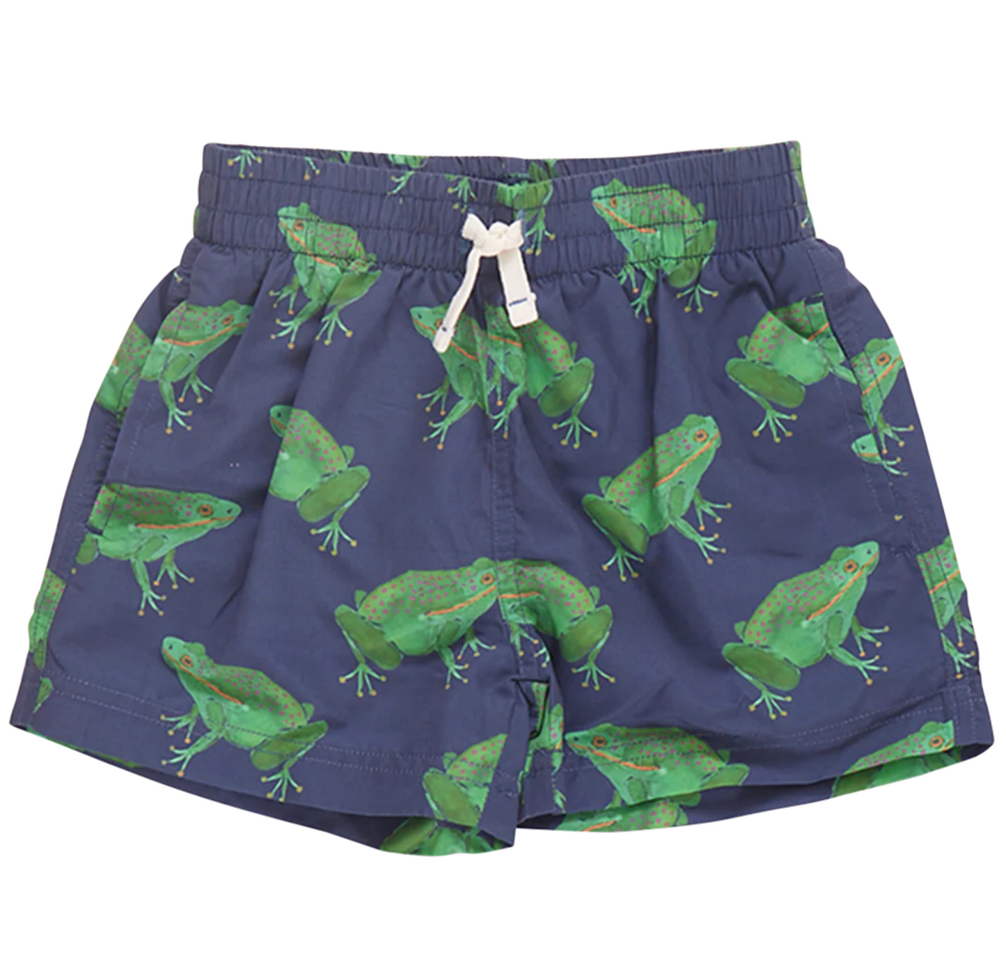 Boys Swim Trunk - Navy Frogs