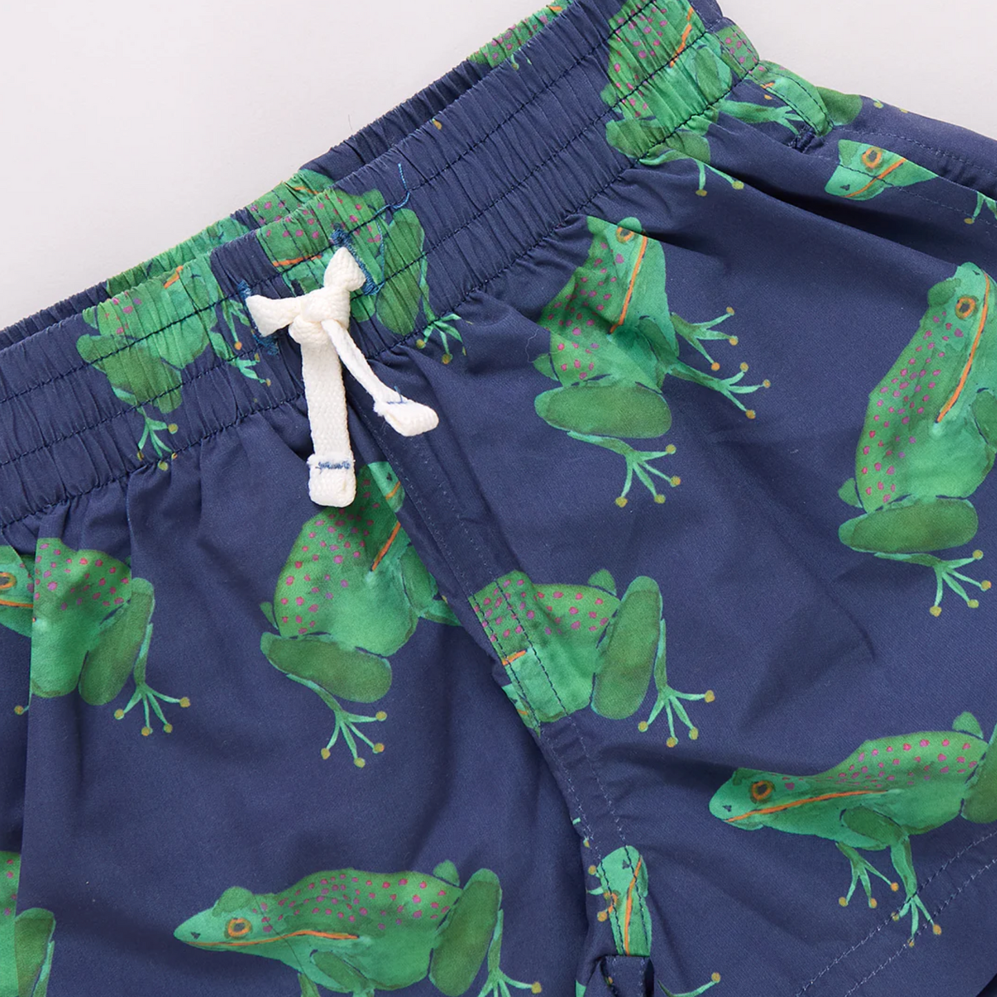 Boys Swim Trunk - Navy Frogs