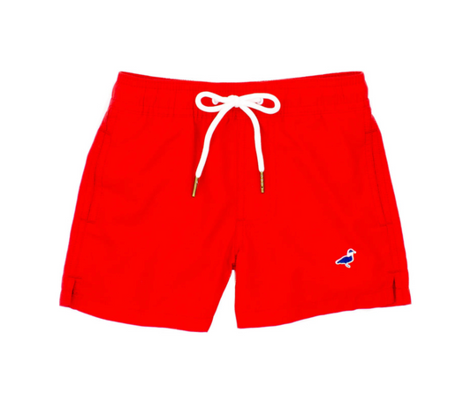 Swim Trunk Guard Red