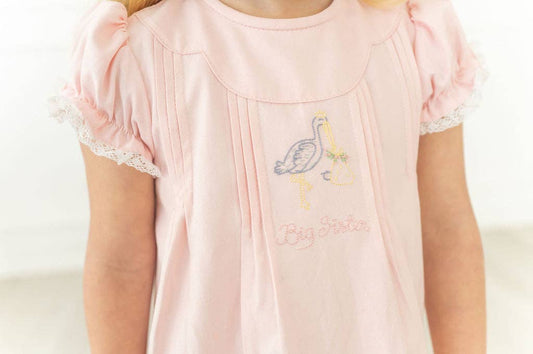 Big Sister Embroidered Dress