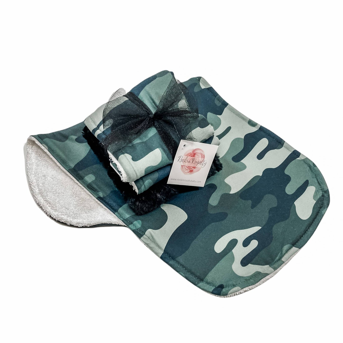 Burp Cloth Set- Camo