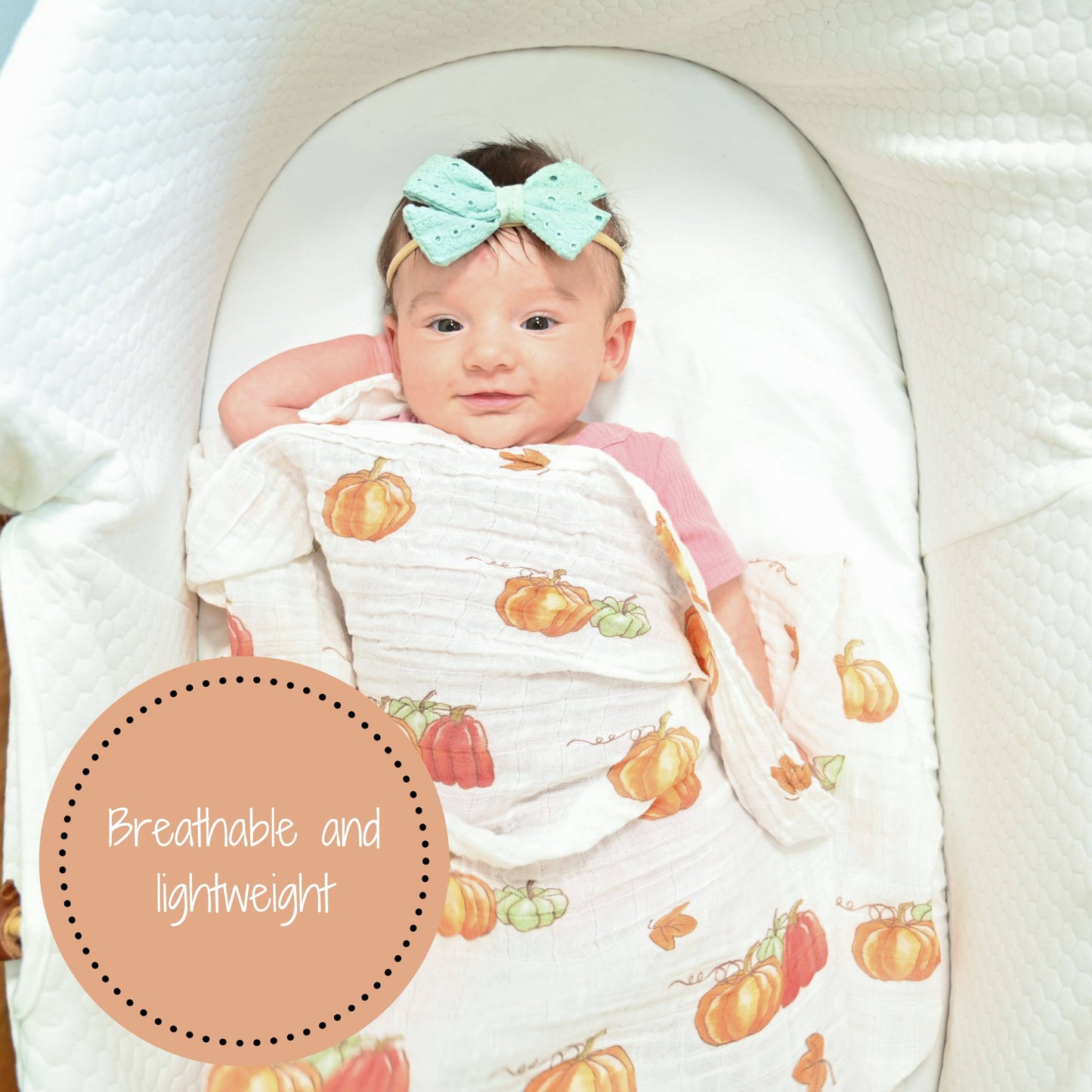 Pumpkin Baby Muslin Cotton Blanket