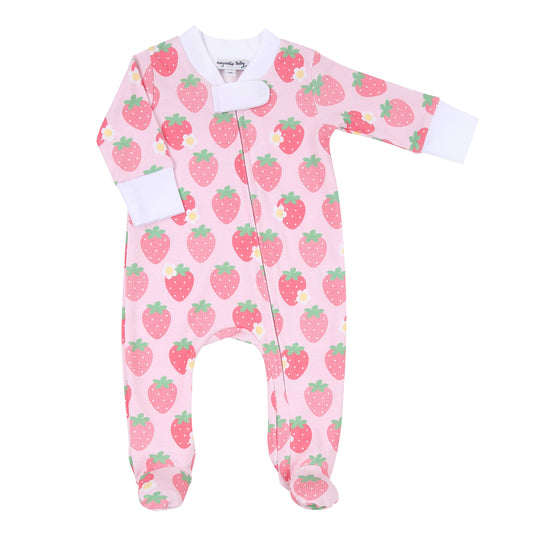 Berry Sweet Zipper Footie