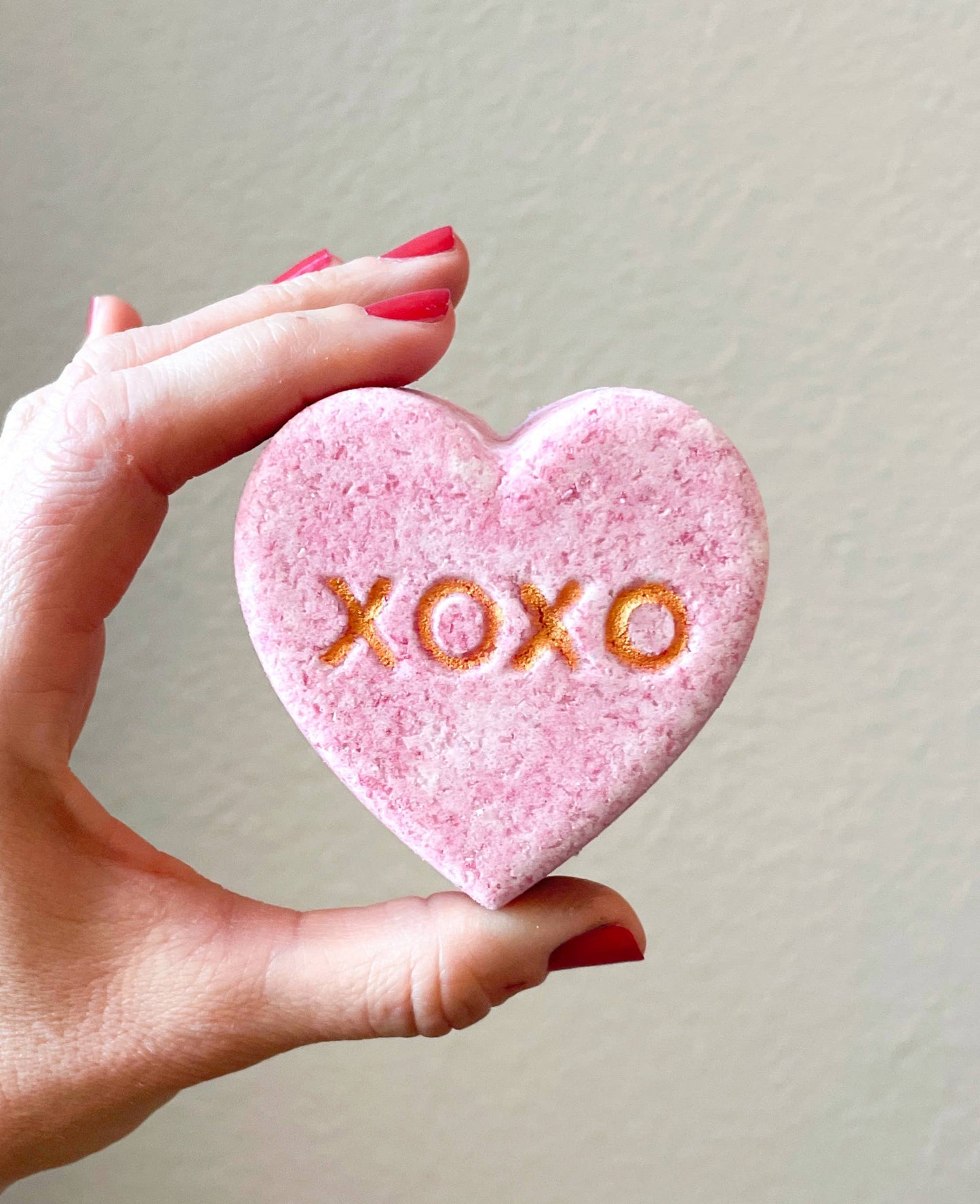 Conversation Heart Bath Bomb