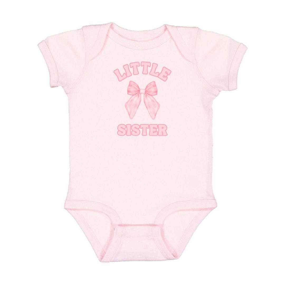 Little Sister Bow Short Sleeve Bodysuit