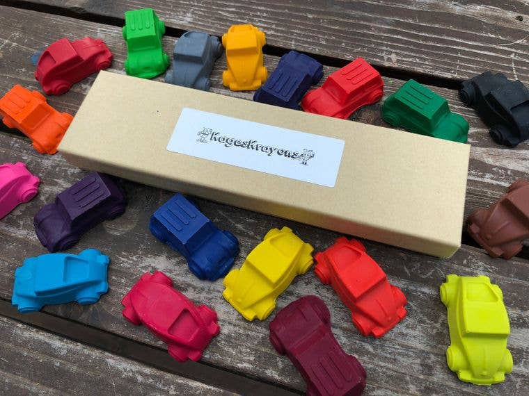 Car Crayons Gift Box