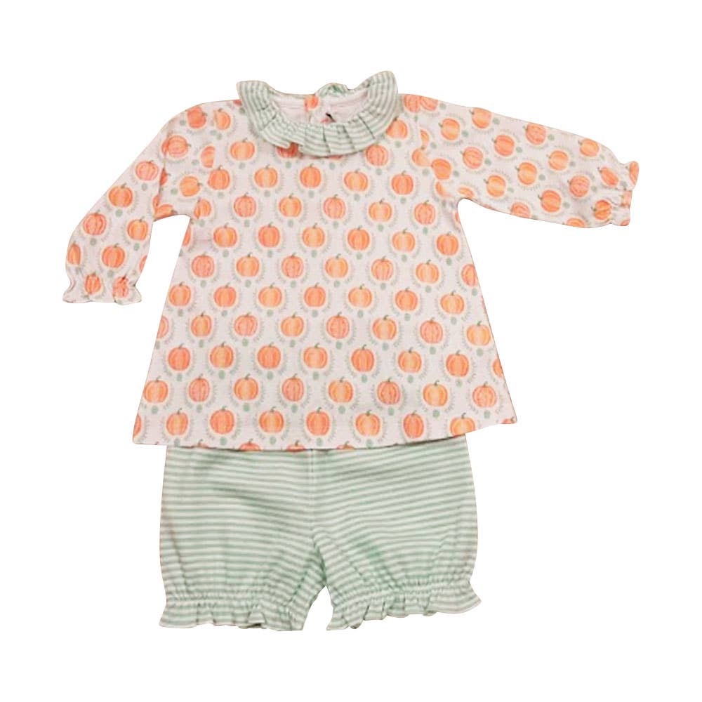 Pumpkins Pima Fall Diaper Set