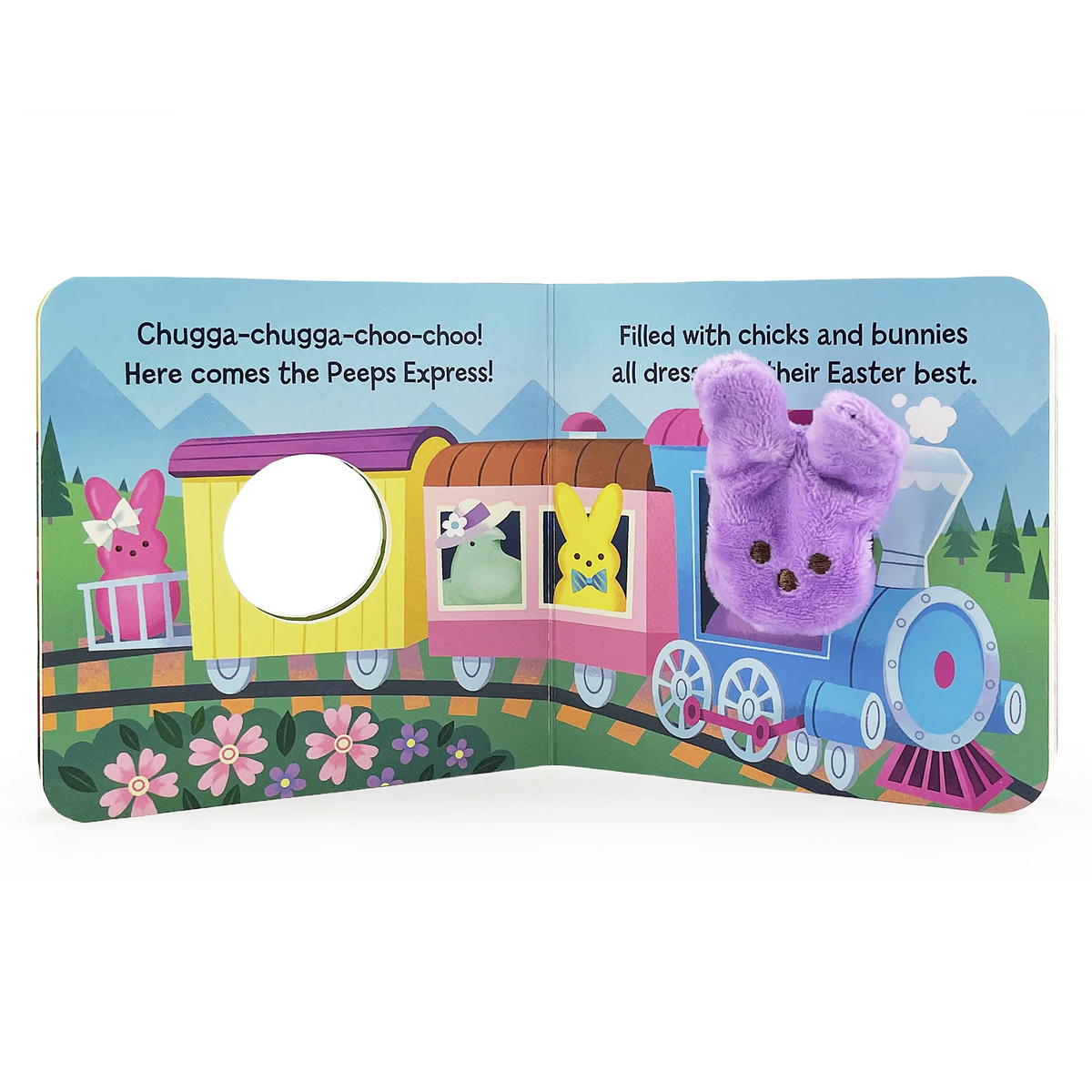 Peeps Go, Peeps, Go! Easter Finger Puppet Board Book