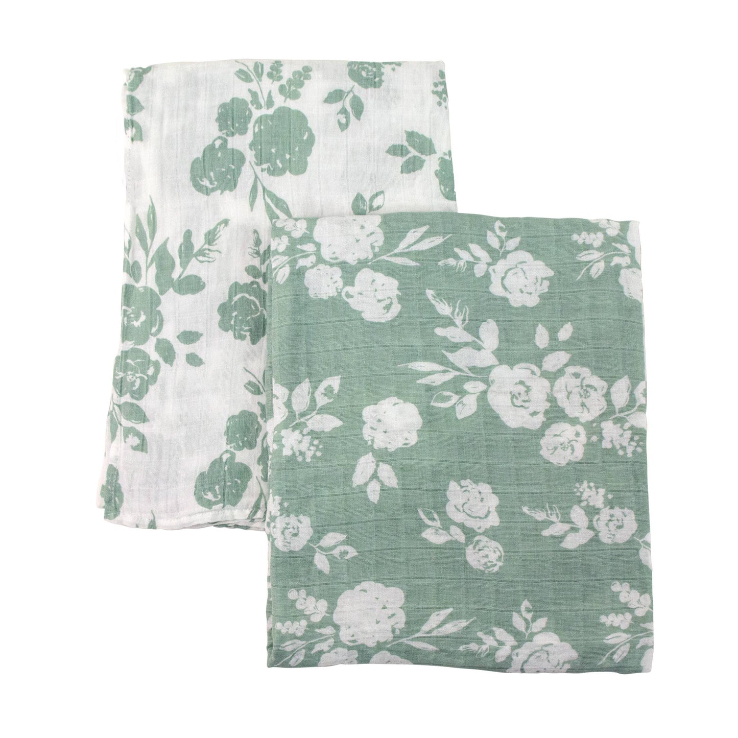 Vintage + Modern Floral Classic Muslin Swaddle Blanket Set